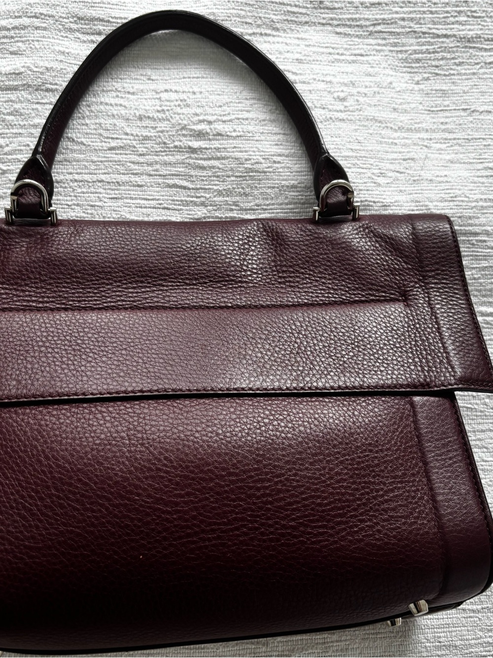 Givenchy Small Shark Lock Satchel – Burgundy - Picture 2 of 7
